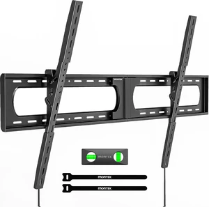 monTEK Heavy Duty Tilting TV Wall Mount for 37-150 Inch TVs, Up to 375 lbs monTEK Heavy Duty Tilting TV Wall Mount for 37-150 Inch TVs, Up to 375 lbs