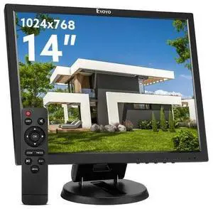 14" Security Monitor 1024x768 HDMI/VGA/BNC/AV for CCTV Home & 24/7 Surveillance 14" Security Monitor 1024x768 HDMI/VGA/BNC/AV for CCTV Home & 24/7 Surveillance