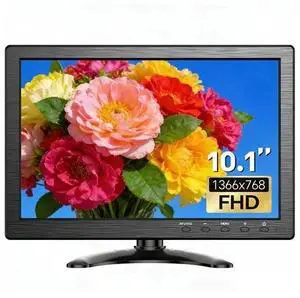 1366x768 Small HDMI Monitor 10 inch Security Screen Gaming CCTV Raspberry Pi PC 1366x768 Small HDMI Monitor 10 inch Security Screen Gaming CCTV Raspberry Pi PC