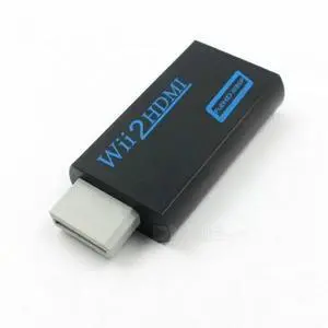 Portable Wii to HDMI Wii2HDMI Full HD Converter Audio Output Adapter TV Black Portable Wii to HDMI Wii2HDMI Full HD Converter Audio Output Adapter TV Black