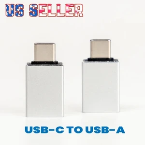 2-Pack USB-C 3.2 Male to USB A Female Adapter Converter OTG Type C Android Phone 2-Pack USB-C 3.2 Male to USB A Female Adapter Converter OTG Type C Android Phone