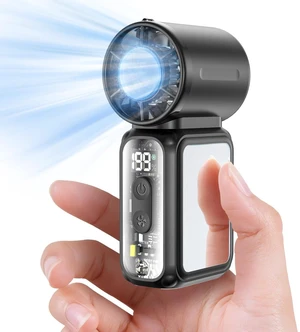 5-Speed Personal Handheld Fan USB Rechargeable Mini Desk Fan with Lanyard 5-Speed Personal Handheld Fan USB Rechargeable Mini Desk Fan with Lanyard