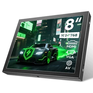 8 Inch Monitor 1024x768 HDMI/VGA for CCTV/CCD/Security System/Car Backup Camera 8 Inch Monitor 1024x768 HDMI/VGA for CCTV/CCD/Security System/Car Backup Camera