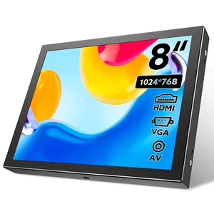 8" Portable HDMI/VGA/AV Monitor - 1024x768 for Car Rear View PC, DVR, CCTV 8" Portable HDMI/VGA/AV Monitor - 1024x768 for Car Rear View PC, DVR, CCTV