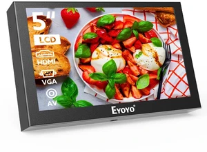 5" Inch Portable Small Monitor HDMI/VGA/BNC/AV Video for DSLR PC CVBS CCTV 5" Inch Portable Small Monitor HDMI/VGA/BNC/AV Video for DSLR PC CVBS CCTV