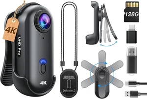BOBLOV 4K Action Camera Body Camera Tiny Size Thumb Camera 128GB Pocket Cam BOBLOV 4K Action Camera Body Camera Tiny Size Thumb Camera 128GB Pocket Cam