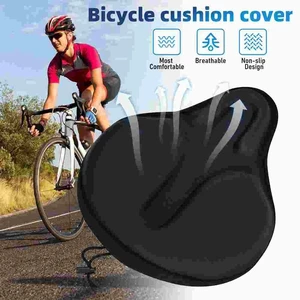 New Comfort Bike Seat Cushion Soft Gel Extra Wide Big Bum Bicycle Saddle Pad New Comfort Bike Seat Cushion Soft Gel Extra Wide Big Bum Bicycle Saddle Pad