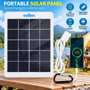 10W 5V Solar Panel USB Charging For Phone Charger Camping Hiking Power Bank 10W 5V Solar Panel USB Charging For Phone Charger Camping Hiking Power Bank