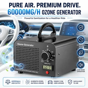 60000mg/h Ozone Generator Machine Air Purifier Ionizer Ozonator Timer for Home 60000mg/h Ozone Generator Machine Air Purifier Ionizer Ozonator Timer for Home