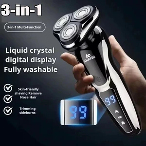 3 in 1 Electric Shaver for Men Grooming Kit IPX6 Rechargeable Hair Clippers 3 in 1 Electric Shaver for Men Grooming Kit IPX6 Rechargeable Hair Clippers