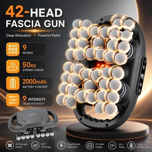 Massage Gun 42 Heads High Frequency Muscle Massager for Back Neck Shoulder Body Massage Gun 42 Heads High Frequency Muscle Massager for Back Neck Shoulder Body