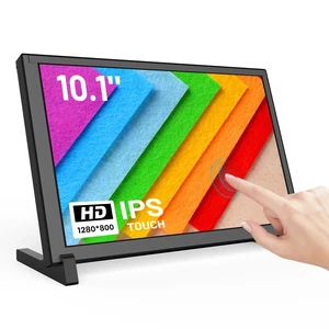 Touchscreen 10.1" 16:9 Portable Monitor IPS 1280*800 plug & play Second Monitor Touchscreen 10.1" 16:9 Portable Monitor IPS 1280*800 plug & play Second Monitor