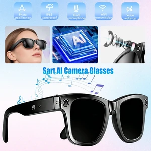 AI Smart Glasses with Camera 8MP HD Real-Time Translation for Travel & Vlogging AI Smart Glasses with Camera 8MP HD Real-Time Translation for Travel & Vlogging