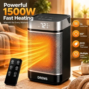 1500W Electric Space Heater PTC Ceramic Tower Heater 12Hour Timer Fast Heating 1500W Electric Space Heater PTC Ceramic Tower Heater 12Hour Timer Fast Heating