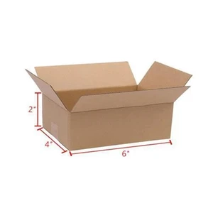 100 6x4x2 Cardboard Paper Boxes Mailing Packing Shipping Box Corrugated Carton 100 6x4x2 Cardboard Paper Boxes Mailing Packing Shipping Box Corrugated Carton