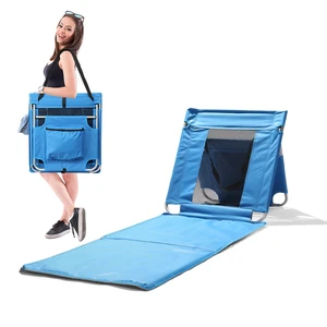 Foldable Beach Mat Lounger Outdoor with Cooler Storage for Relaxing Mesh Chair Foldable Beach Mat Lounger Outdoor with Cooler Storage for Relaxing Mesh Chair