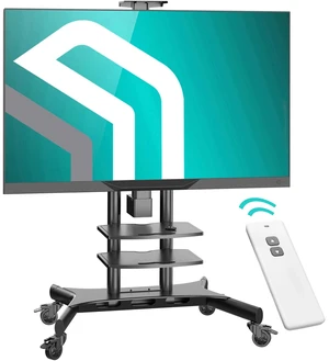 ONKRON Mobile TV Stand with Lift Motorized TV Stand 50" - 86" up to 200 lb Black ONKRON Mobile TV Stand with Lift Motorized TV Stand 50" - 86" up to 200 lb Black