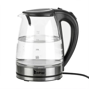 1.8L Electric Kettle Glass Water Tea Coffee Fast Boiling Auto Shut-off with LED 1.8L Electric Kettle Glass Water Tea Coffee Fast Boiling Auto Shut-off with LED