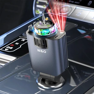 Retractable Car Charger 5 in 1 Fast Car Phone Charger w/ Type C / L Cables Retractable Car Charger 5 in 1 Fast Car Phone Charger w/ Type C / L Cables