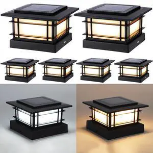 4x4 Solar Post Cap Lights Outdoor with 2 Color Modes, 6 Pack Upgrade Fence Post Solar Lights Black Shell for 4x4 Vinyl/Wooden Posts, Brightness LED Lighting Decor for Garden Deck Patio 4x4 Solar Post Cap Lights Outdoor with 2 Color Modes, 6 Pack Upgrade Fence Post Solar Lights Black Shell for 4x4 Vinyl/Wooden Posts, Brightness LED Lighting Decor for Garden Deck Patio