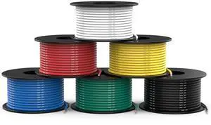 18 Gauge Wire, Tinned Copper Silicone 18 AWG Automotive Wire, 180FT | 200°C, High Conductivity, Flexible 18 AWG Stranded Wire, 18 AWG Wire for Automotive, LED, DIY, Circuit (6 Colors 30ft/Spool) 18 Gauge Wire, Tinned Copper Silicone 18 AWG Automotive Wire, 180FT | 200°C, High Conductivity, Flexible 18 AWG Stranded Wire, 18 AWG Wire for Automotive, LED, DIY, Circuit (6 Colors 30ft/Spool)