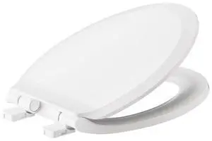 Transitional Elongated Toilet Seat, Soft Close, White | Slow Close Toilet Seat: Includes Bottom Mount Hardware, Durable Solid Plastic, Easy Clean, Fits Elongated | 5503A00B.020 Transitional Elongated Toilet Seat, Soft Close, White | Slow Close Toilet Seat: Includes Bottom Mount Hardware, Durable Solid Plastic, Easy Clean, Fits Elongated | 5503A00B.020
