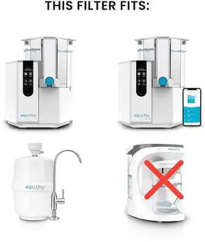 AquaTru Classic Pre/Carbon Filter (Stages 12) Compatible with AquaTru Classic, Classic Smart & Under Sink Purifier Models AquaTru Classic Pre/Carbon Filter (Stages 12) Compatible with AquaTru Classic, Classic Smart & Under Sink Purifier Models