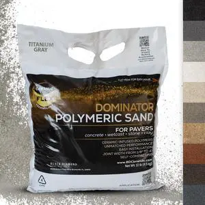 10 Pound Titanium Gray Polymeric Sand with Revolutionary Ceramic Flex Technology for Stabilizing Paver Joints/Gaps, 1/8 up to 4, Professional Grade Results 10 Pound Titanium Gray Polymeric Sand with Revolutionary Ceramic Flex Technology for Stabilizing Paver Joints/Gaps, 1/8 up to 4, Professional Grade Results