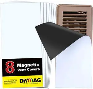 Magnetic Vent Covers-5.5" x 12",8 Pack | Strong Vents Cover for Decorative Floor Standard Air Registers Wall and Ceiling Register Homes and RV HVAC Magnetic Vent Covers-5.5" x 12",8 Pack | Strong Vents Cover for Decorative Floor Standard Air Registers Wall and Ceiling Register Homes and RV HVAC