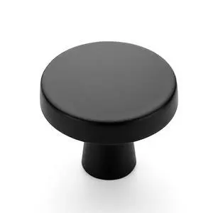 Matte Black Drawer Pulls, 1-1/4 Inch Cabinet Knobs,25 Pack | Solid Zinc Alloy, Single Hole, Round Smooth Shape, Dresser Knobs,Simple Cabinet Hardware for Cupboard Drawer Pulls Matte Black Drawer Pulls, 1-1/4 Inch Cabinet Knobs,25 Pack | Solid Zinc Alloy, Single Hole, Round Smooth Shape, Dresser Knobs,Simple Cabinet Hardware for Cupboard Drawer Pulls