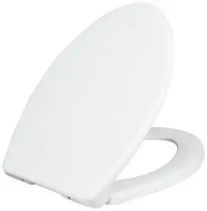 LUXE TS1008E Slow Close Elongated Comfort Fit Toilet Seat, White | with Slow Close, Quick Release Hinges, and Non-Slip Bumpers LUXE TS1008E Slow Close Elongated Comfort Fit Toilet Seat, White | with Slow Close, Quick Release Hinges, and Non-Slip Bumpers