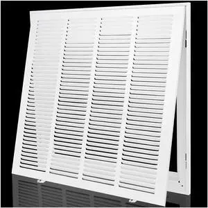 Return Air Filter Grille 20x20,Air Return Vent Cover for 20x20 Duct Opening | Steel Return Air Grille HVAC Vent Cover for Wall Ceiling,Removable Door Hold 1"Thick AC Filter,Outer Size 22 5/8"x22 5/8" Return Air Filter Grille 20x20,Air Return Vent Cover for 20x20 Duct Opening | Steel Return Air Grille HVAC Vent Cover for Wall Ceiling,Removable Door Hold 1"Thick AC Filter,Outer Size 22 5/8"x22 5/8"