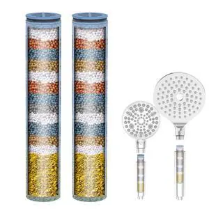 Shower Head Filter Replacement Cartridge for SSJ781/DSSJ781/ DSSJ781-01/DSS1581 Filtered Handheld Shower Head (2-PACK) Shower Head Filter Replacement Cartridge for SSJ781/DSSJ781/ DSSJ781-01/DSS1581 Filtered Handheld Shower Head (2-PACK)