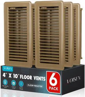 Floor Register 4x10, 6 Pack Brown Floor Vent Covers | Heavy Duty Steel Walkable Floor Vents,Vent Covers for Home Floor Floor Register 4x10, 6 Pack Brown Floor Vent Covers | Heavy Duty Steel Walkable Floor Vents,Vent Covers for Home Floor