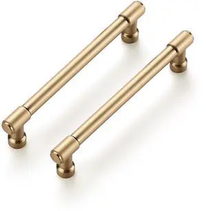 Champagne Bronze Kitchen Pulls Cabinet Handles 5 Inch 10 Pack | Solid Zinc Alloy, Round T-Bar Shape, Screws Included, Dresser Handles, Cabinet Drawer Pulls, for Kitchen Cupboard Hardware Champagne Bronze Kitchen Pulls Cabinet Handles 5 Inch 10 Pack | Solid Zinc Alloy, Round T-Bar Shape, Screws Included, Dresser Handles, Cabinet Drawer Pulls, for Kitchen Cupboard Hardware