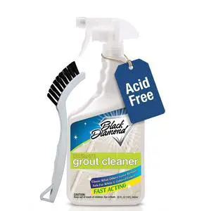 Ultimate Grout Cleaner for Tile & Grout, Acid-Free Stain Remover QT/Brush | Acid-Free Deep Cleaner, Removes Grease, Dirt & Soap Scum, Without Damaging Grout, Safe for Marble and All Natural Stone Ultimate Grout Cleaner for Tile & Grout, Acid-Free Stain Remover QT/Brush | Acid-Free Deep Cleaner, Removes Grease, Dirt & Soap Scum, Without Damaging Grout, Safe for Marble and All Natural Stone
