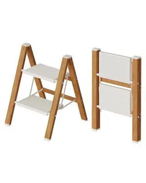 2 Step Stool Foldable, Aluminum, Lightweight Step Ladder | Extra-wide anti-slip folding steps with 330 lbs, for home,kitchen,office,outdoor,White & Woodgrain 2 Step Stool Foldable, Aluminum, Lightweight Step Ladder | Extra-wide anti-slip folding steps with 330 lbs, for home,kitchen,office,outdoor,White & Woodgrain