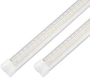 Led Shop Lights,4FT LED Light 50W 6500K 7000LM Led Daylight,Garage Light Linkable Clear Cover Integrated V-Shape for Garage Warehouse Workbench Workshop(2-Pack) Led Shop Lights,4FT LED Light 50W 6500K 7000LM Led Daylight,Garage Light Linkable Clear Cover Integrated V-Shape for Garage Warehouse Workbench Workshop(2-Pack)