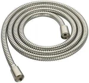 Shower Hose For Hand Held Shower Heads, 79 Inches Cord Extra Long Stainless Steel Hand Shower Hose, Ultra-Flexible Replacement Part with Brass Insert, Brushed Nickel Shower Hose For Hand Held Shower Heads, 79 Inches Cord Extra Long Stainless Steel Hand Shower Hose, Ultra-Flexible Replacement Part with Brass Insert, Brushed Nickel
