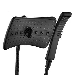High Pressure Dual Shower Head Combo with Rainfall & Handheld, 4 Spray Settings, Tool-Free Installation, 60" Stainless Steel Hose, Matte Black High Pressure Dual Shower Head Combo with Rainfall & Handheld, 4 Spray Settings, Tool-Free Installation, 60" Stainless Steel Hose, Matte Black