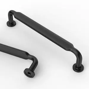 10 Pack 5 inch Matte Black Kitchen Cabinet Handles | Heavy-Duty Solid Zinc, 2 Screw Sizes, 5" Hole Center(128mm), Cupboards, Drawers, Dressers, Furniture, Hardware 10 Pack 5 inch Matte Black Kitchen Cabinet Handles | Heavy-Duty Solid Zinc, 2 Screw Sizes, 5" Hole Center(128mm), Cupboards, Drawers, Dressers, Furniture, Hardware