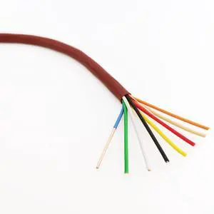 Thermostat Wire 18/8 18 Gauge 8 Conductor ETL 18-8 50 Feet Brown (18-8 Brown, 50Feet) Thermostat Wire 18/8 18 Gauge 8 Conductor ETL 18-8 50 Feet Brown (18-8 Brown, 50Feet)