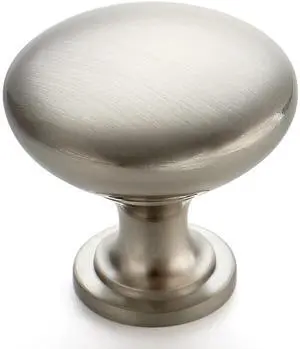 Brushed Nickel Round Zinc Cabinet Knobs,1-1/6 Inch,30 Pack | Solid Zinc Alloy, Single Hole, Screws Included, Drawer Pulls, Smooth Touch, for Kitchen Bathroom Closet Dresser Cabinets Brushed Nickel Round Zinc Cabinet Knobs,1-1/6 Inch,30 Pack | Solid Zinc Alloy, Single Hole, Screws Included, Drawer Pulls, Smooth Touch, for Kitchen Bathroom Closet Dresser Cabinets