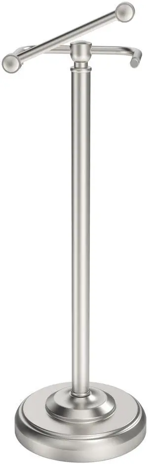 Toilet Paper Holder Stand, Brushed Nickel Toilet Paper Holder Free Standing, Post Pivoting Design & Stable Weighted Base SUS304 Stainless Steel for Bathroom(Mega Roll) Toilet Paper Holder Stand, Brushed Nickel Toilet Paper Holder Free Standing, Post Pivoting Design & Stable Weighted Base SUS304 Stainless Steel for Bathroom(Mega Roll)