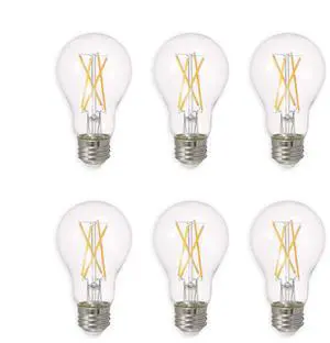 Sylvania Led Truwave Natural Series Light Bulb, 60W Equivalent, Efficient 8W A19, Medium Base, Dimmable, 800 Lumens, 2700K, Soft White, Clear - 6 Pack (40806) Sylvania Led Truwave Natural Series Light Bulb, 60W Equivalent, Efficient 8W A19, Medium Base, Dimmable, 800 Lumens, 2700K, Soft White, Clear - 6 Pack (40806)
