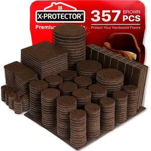 357 PCS Premium Huge Pack Felt Furniture Pads! | Quantity of Furniture Sliders with Many Big Sizes Your Ideal Floor Protectors. Protect Your Hardwood & Laminate Floor! 357 PCS Premium Huge Pack Felt Furniture Pads! | Quantity of Furniture Sliders with Many Big Sizes Your Ideal Floor Protectors. Protect Your Hardwood & Laminate Floor!