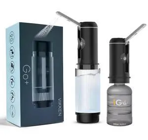 ® Go+ Portable Travel Bidet Rechargeable, 300ml+250ml Classic | Handheld personal hygiene water jet, men and women; 3 pressure modes, long-press stop; 2 bottles, carry bag ® Go+ Portable Travel Bidet Rechargeable, 300ml+250ml Classic | Handheld personal hygiene water jet, men and women; 3 pressure modes, long-press stop; 2 bottles, carry bag