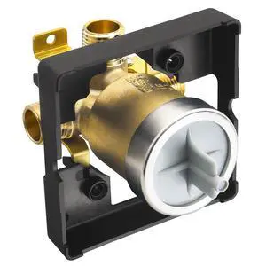 Shower Valve for Delta R10000-UNBXHF, 3 Port 1/2 Inch Connection 1-Pack, R10000 Valve Kit Compatible with Delta MultiChoice 13 14 17 17T Shower Trim, High Flow Brass Construction Without Stops Shower Valve for Delta R10000-UNBXHF, 3 Port 1/2 Inch Connection 1-Pack, R10000 Valve Kit Compatible with Delta MultiChoice 13 14 17 17T Shower Trim, High Flow Brass Construction Without Stops