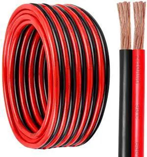 10 Gauge Wire 2 Conductors Copper Wire, 10 AWG Battery Cable Oxygen Free Copper Wire for Solar Panel, Automotive, Trailer, RV and Speaker (10 Gauge 10FT) 10 Gauge Wire 2 Conductors Copper Wire, 10 AWG Battery Cable Oxygen Free Copper Wire for Solar Panel, Automotive, Trailer, RV and Speaker (10 Gauge 10FT)