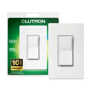 Sunnata LED+ Dimmer & Wallplate, Touch Dimmer, Single Pole/3-way | For Dimmable LEDs, flicker-free dimming, broad compatibility, easy install, no neutral required, STCL-153MW-WH, White Sunnata LED+ Dimmer & Wallplate, Touch Dimmer, Single Pole/3-way | For Dimmable LEDs, flicker-free dimming, broad compatibility, easy install, no neutral required, STCL-153MW-WH, White